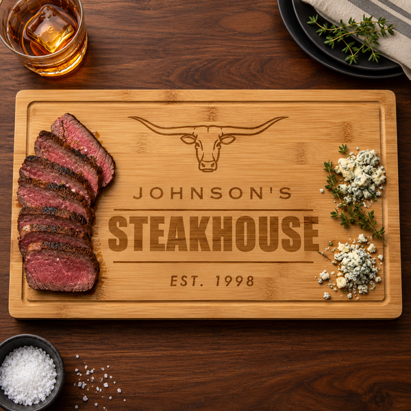 Personalized Steakhouse Cutting Board