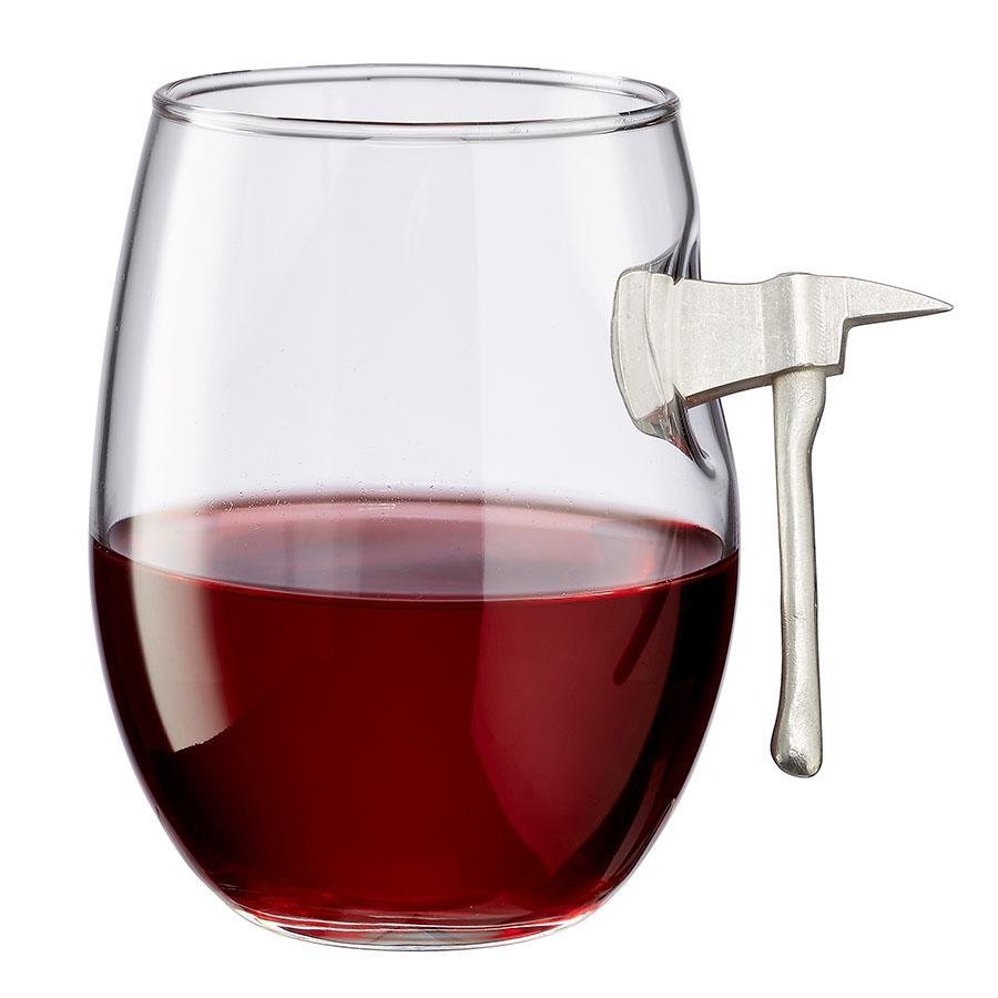 Unique Personalized Blazing Honor Firefighter Glass Customized Gifts for Men by Groovy Guy