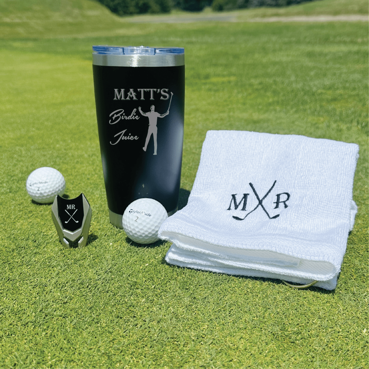 Unique Personalized Birdie Juice Gift Set Customized Golf Gifts for Men by Groovy Guy