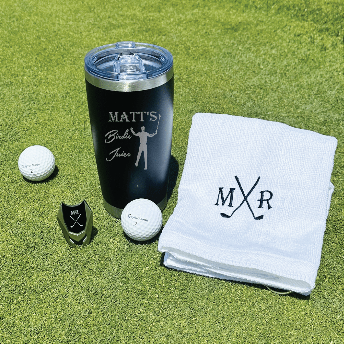 Unique Personalized Birdie Juice Gift Set Customized Golf Gifts for Men by Groovy Guy