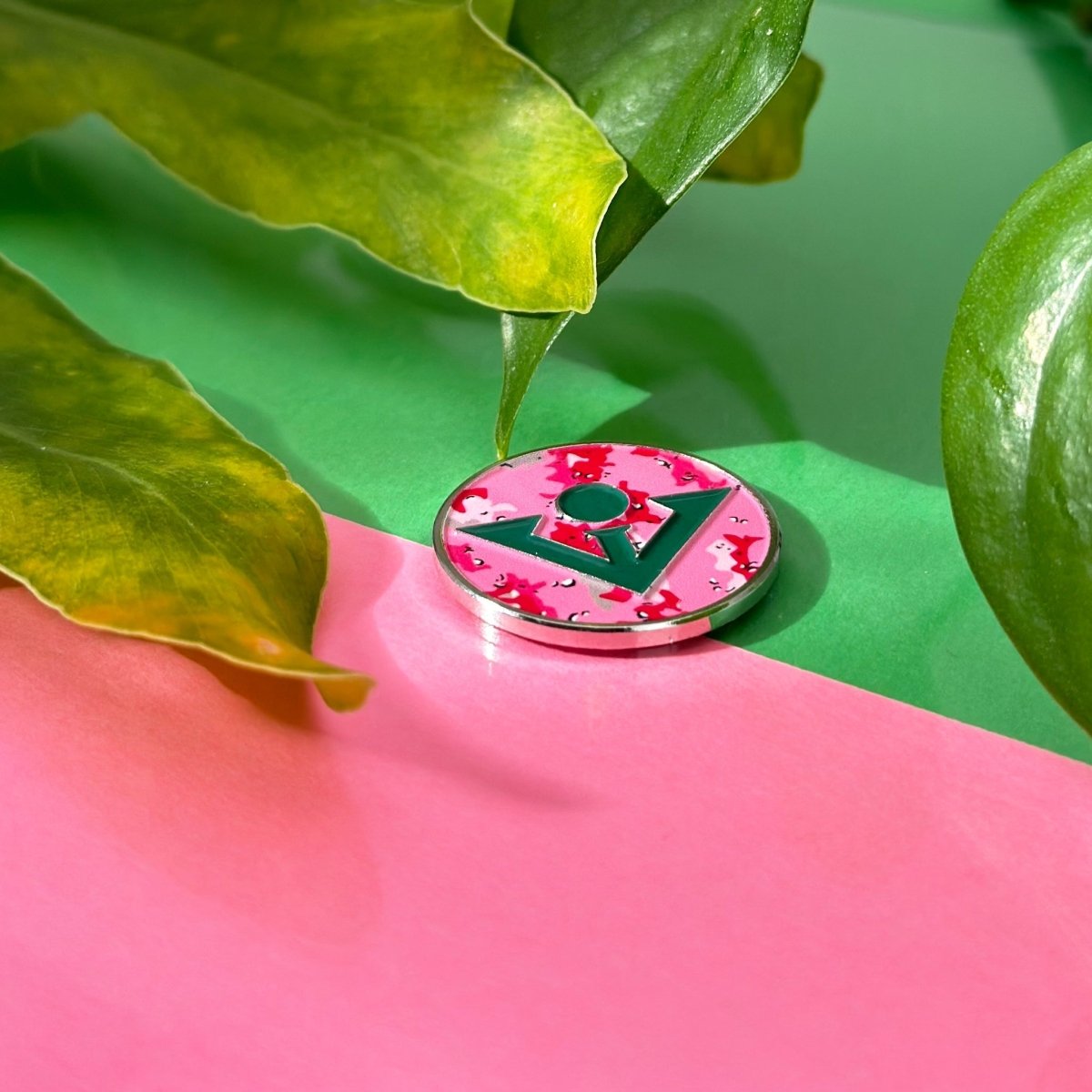 Unique Personalized Blush Camo Customized Printed Markers Gifts for Men by Groovy Guy