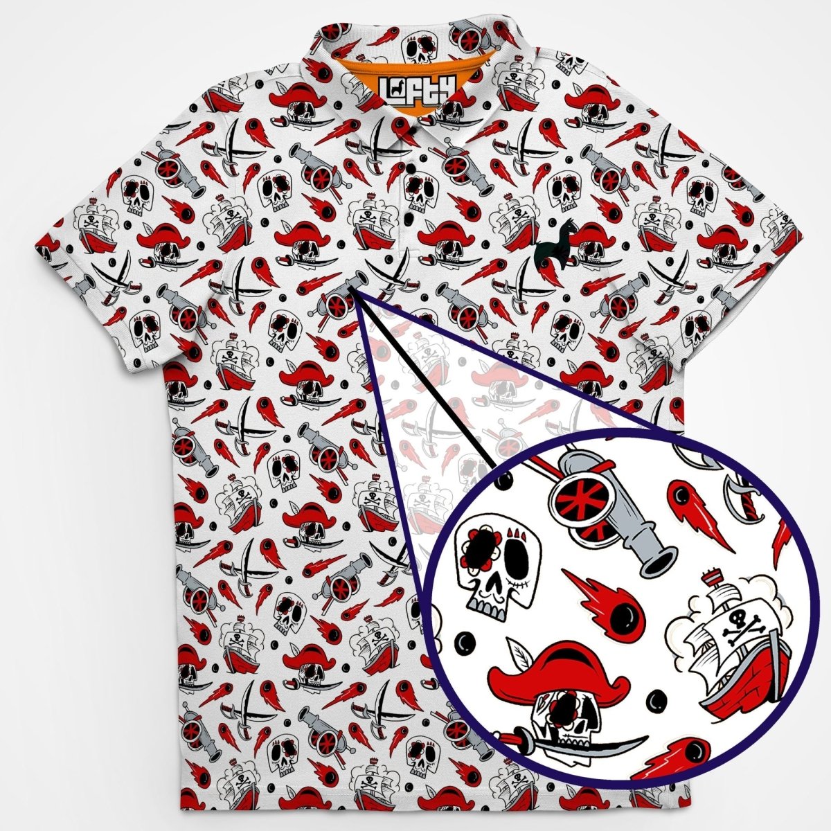 Unique Personalized Buc Around and Find Out (V6) | Pirate Golf Polo for Tampa Football Fans Customized Men's Golf Polo Gifts for Men by Groovy Guy