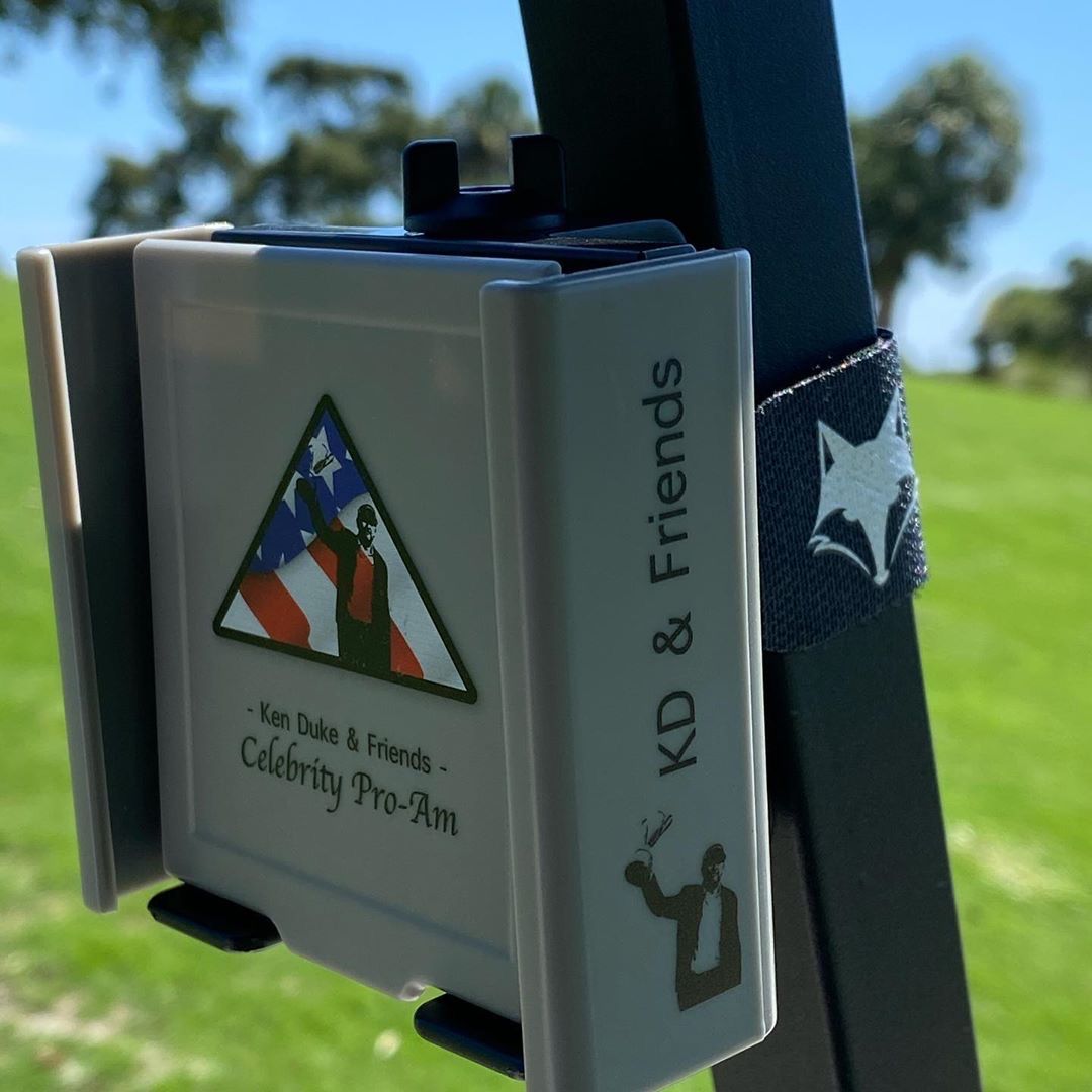 Unique Personalized Custom Logo Phone Caddy Customized Golf Outing Gifts for Men by Groovy Guy