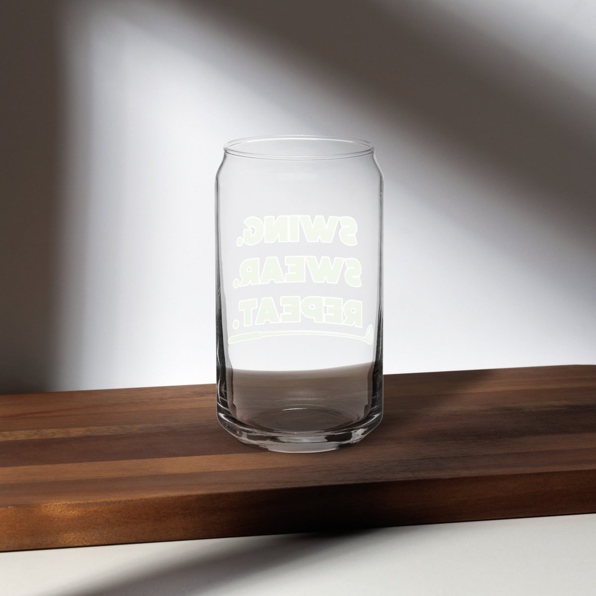 Unique Personalized Golfers Routine Beer Glass Customized Beer Glasses Gifts for Men by Groovy Guy