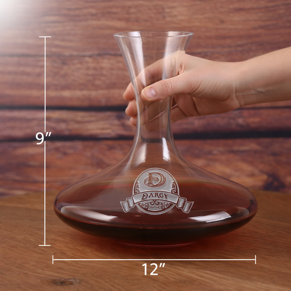 The Regal Pour Custom Wine Decanter