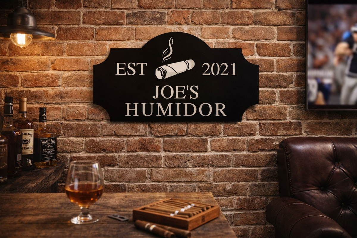 Custom Cigar Sign