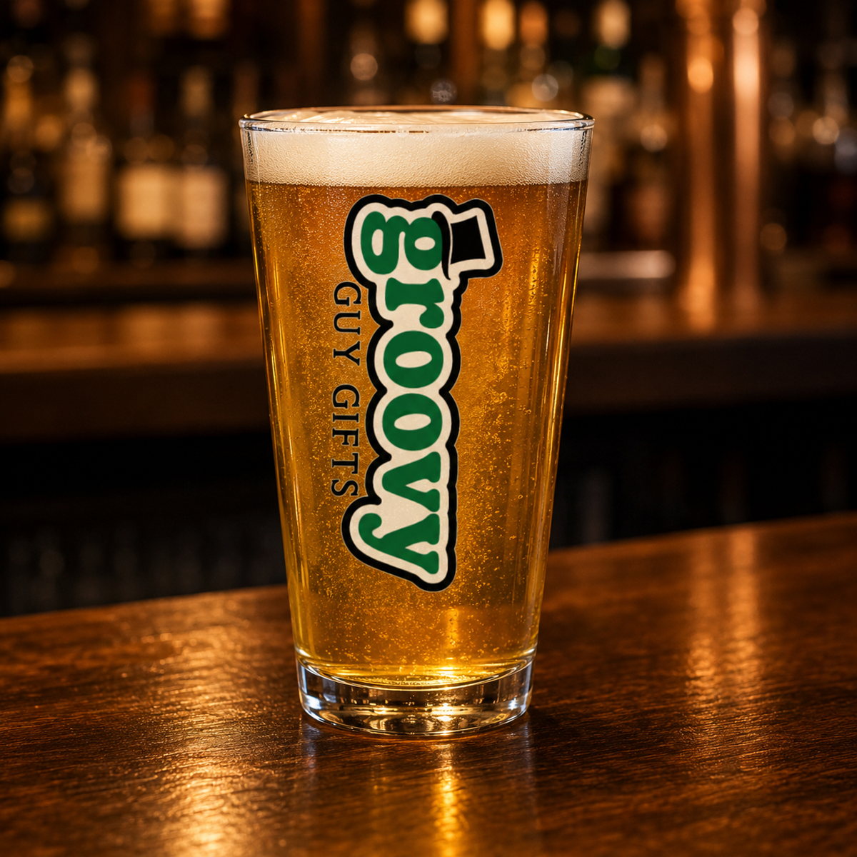 Full Color Custom Logo Beer Glass