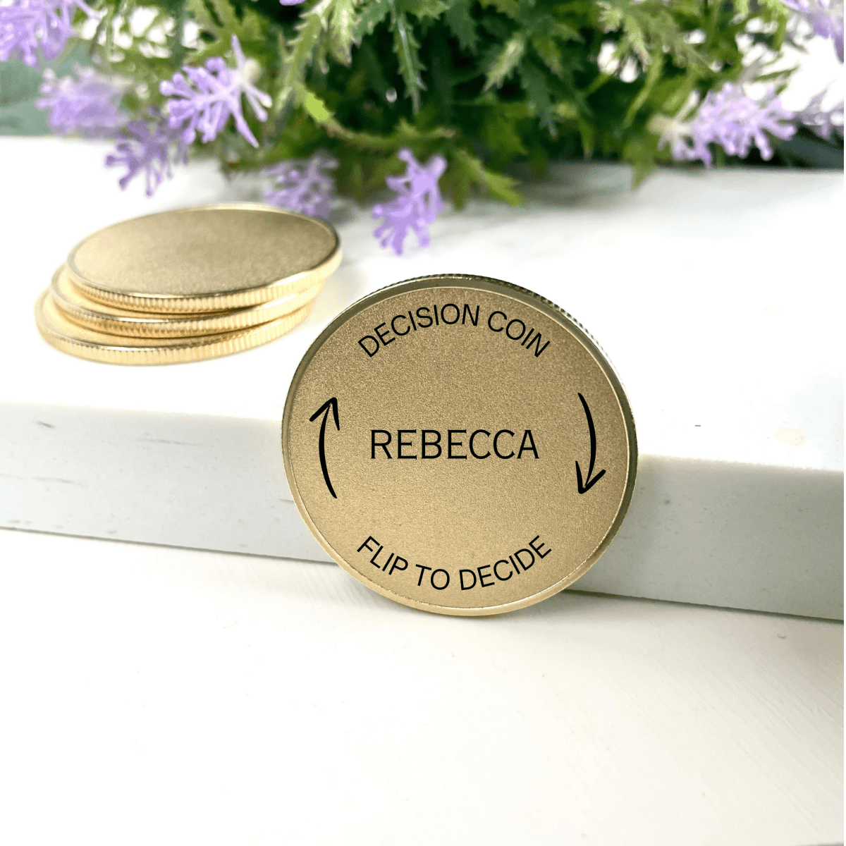 Unique Personalized Custom Decision Coin for Couples Customized Anniversary Gifts for Men by Groovy Guy