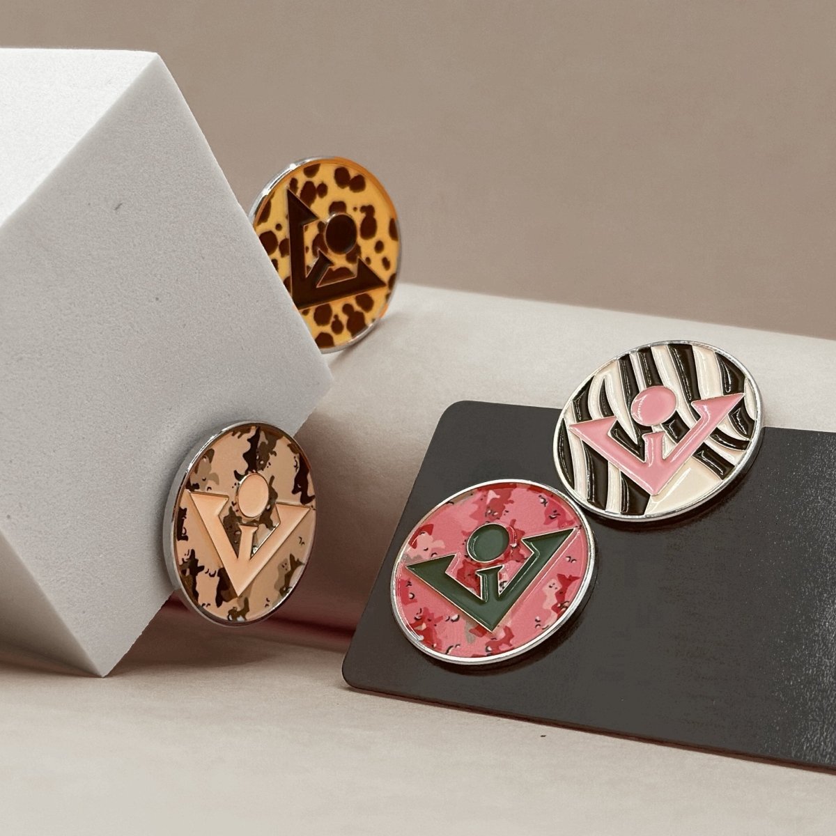 Unique Personalized Vivid Ball Marker Bundle Customized Golf Gifts for Men by Groovy Guy