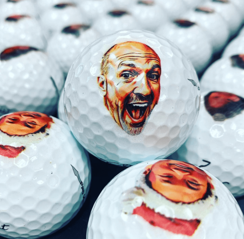 Unique Personalized Mugged Up Golf Balls Customized Golf Gifts for Men by Groovy Guy
