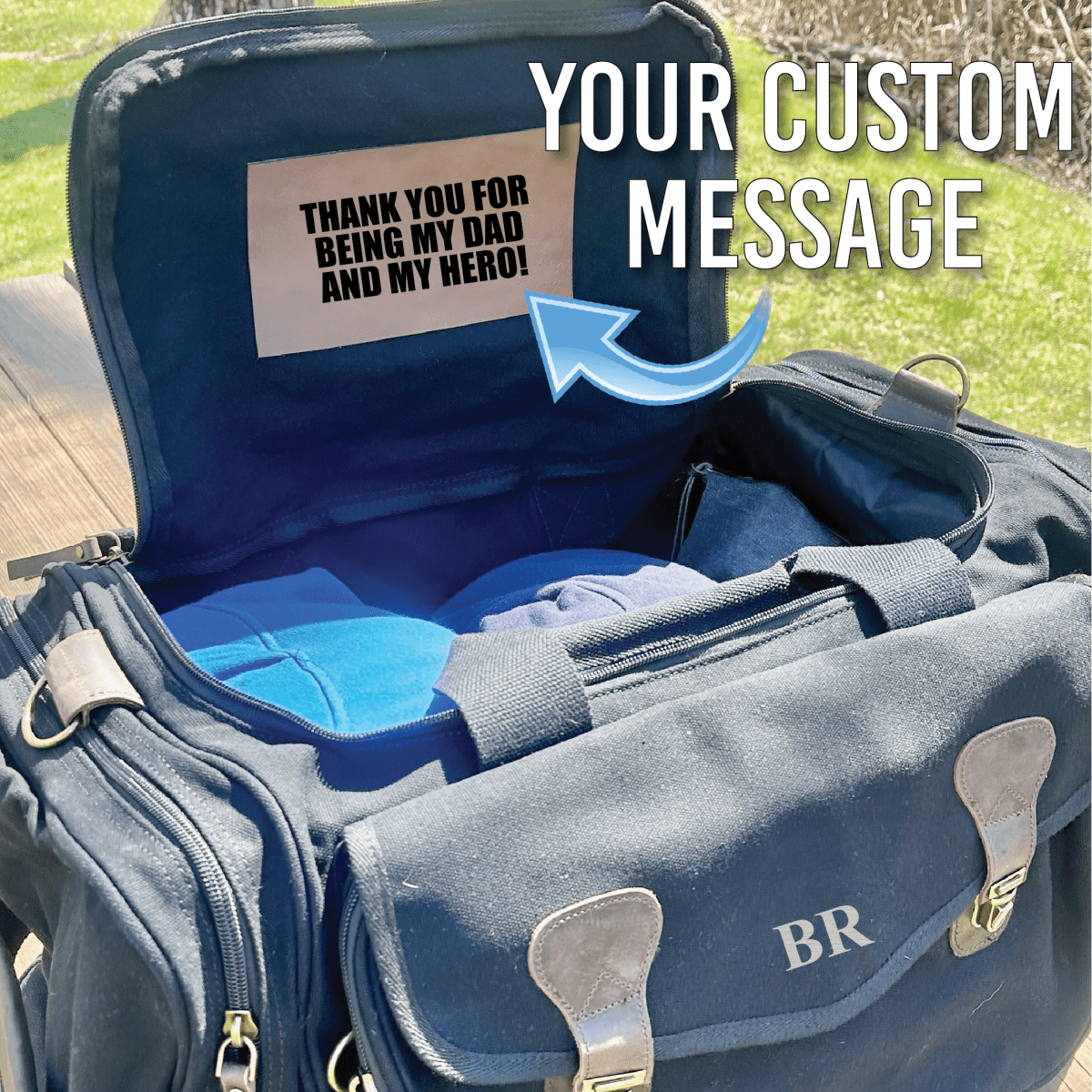 Personalized Men's Duffle Bag Groovy Guy Gifts