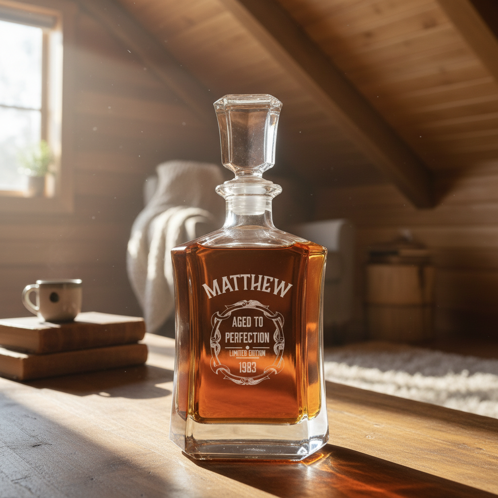 Aged To Perfection Personalized Decanter