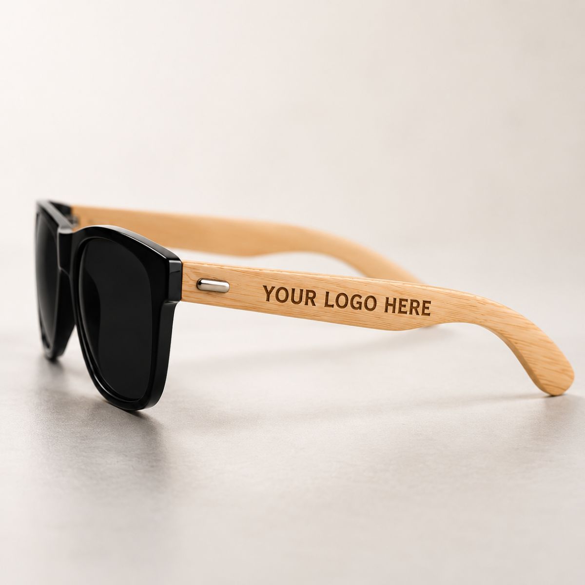 Custom Logo Bamboo Sunglasses