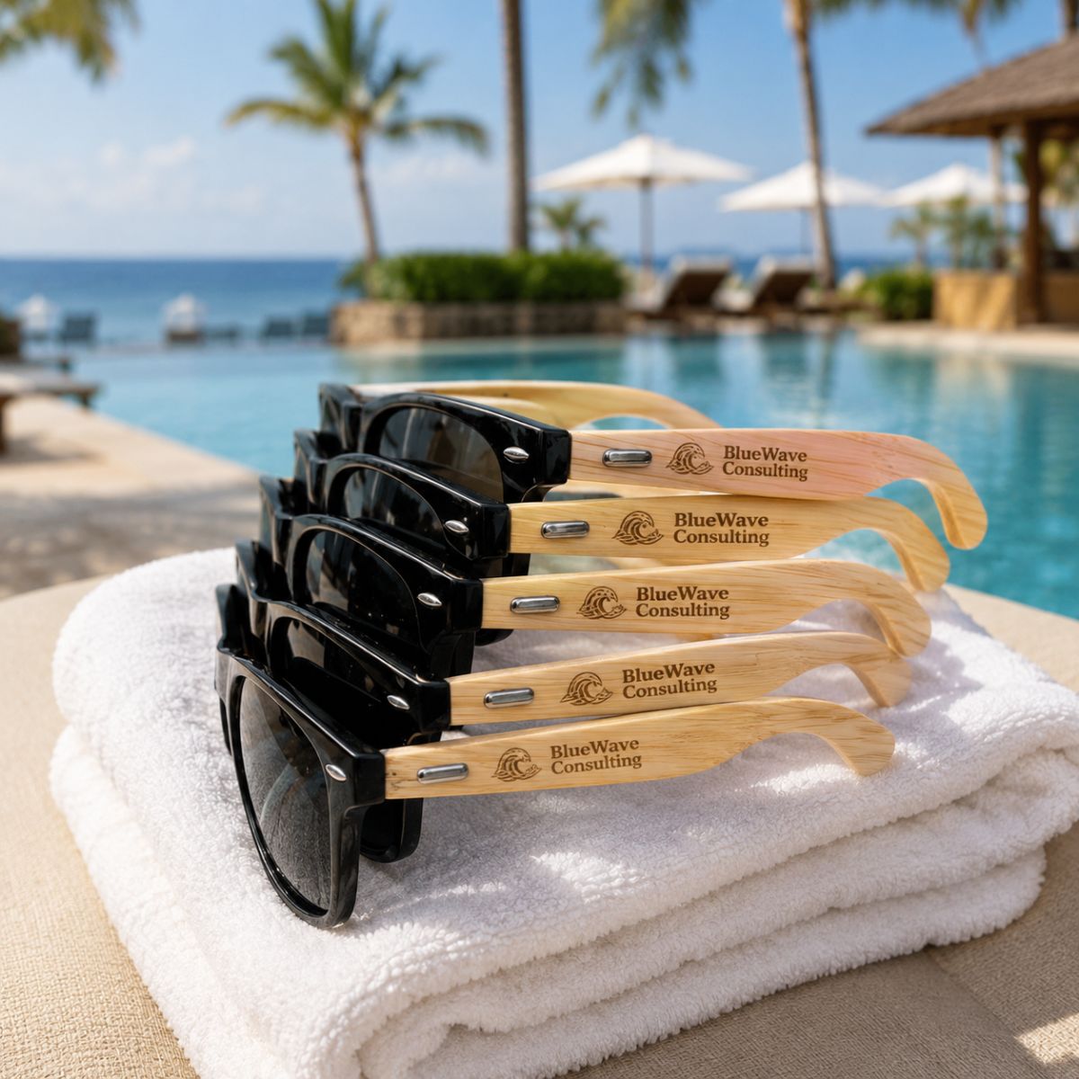 Custom Logo Bamboo Sunglasses