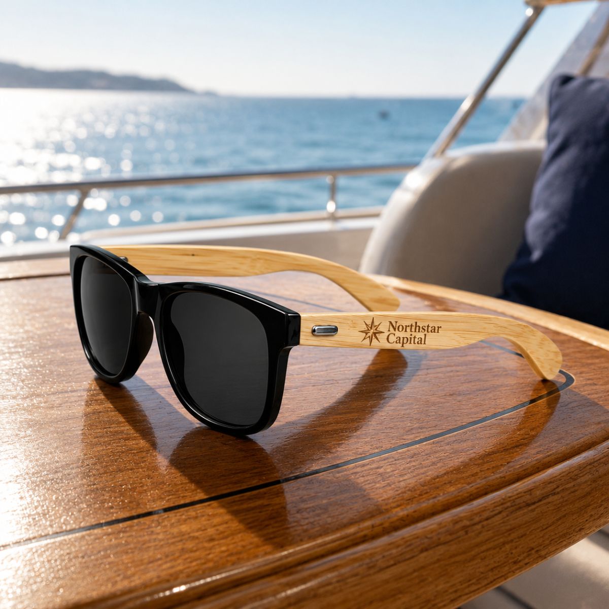 Custom Logo Bamboo Sunglasses