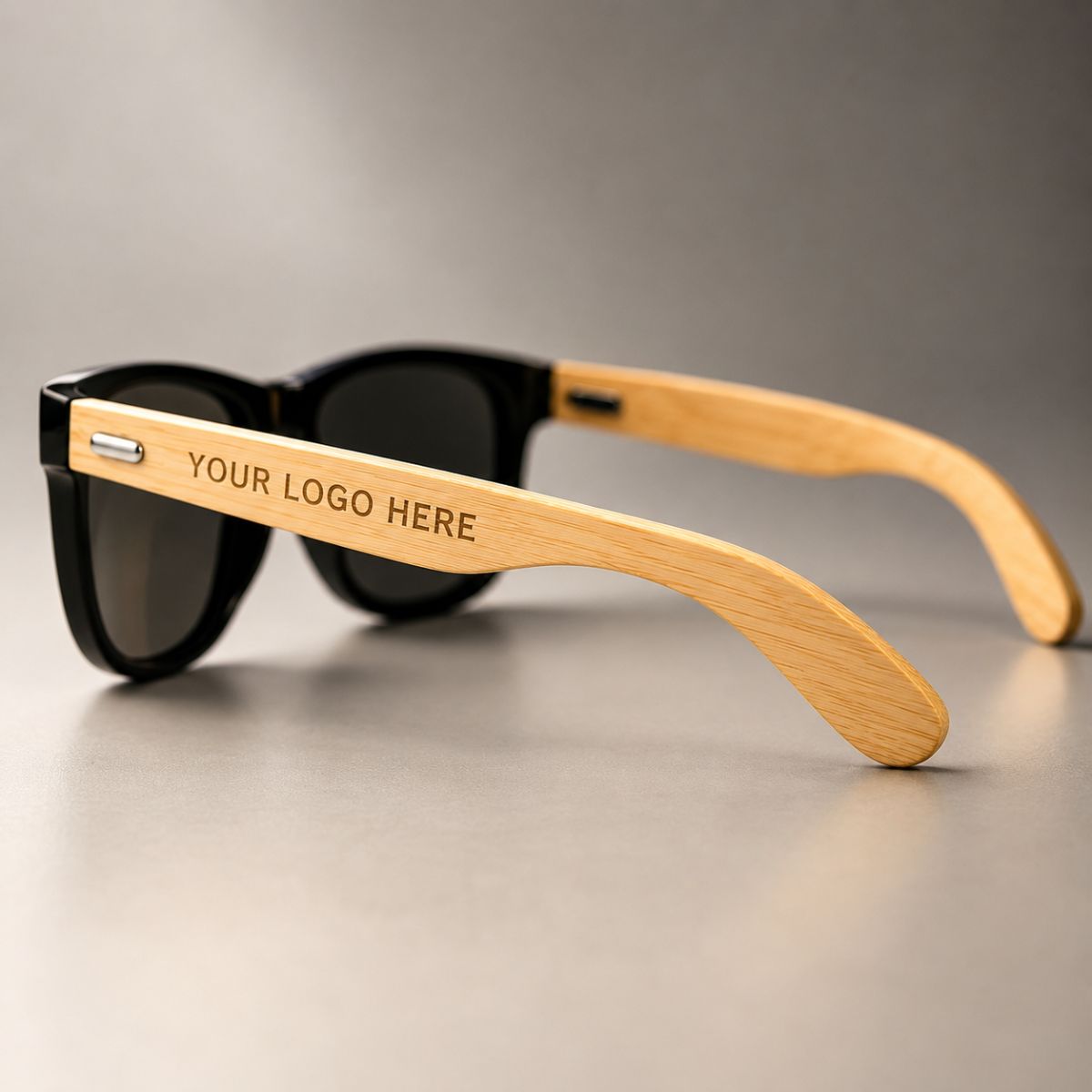 Custom Logo Bamboo Sunglasses