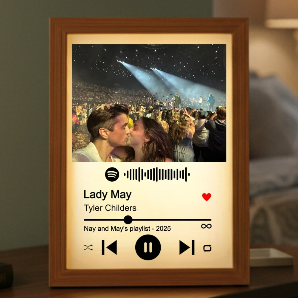Personalized Spotify Song Light Box