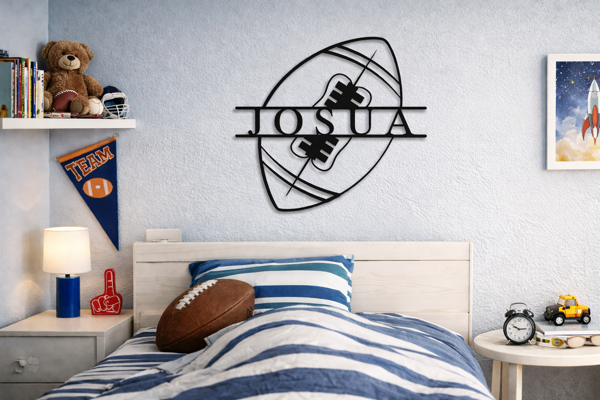 Personalized Football Sign