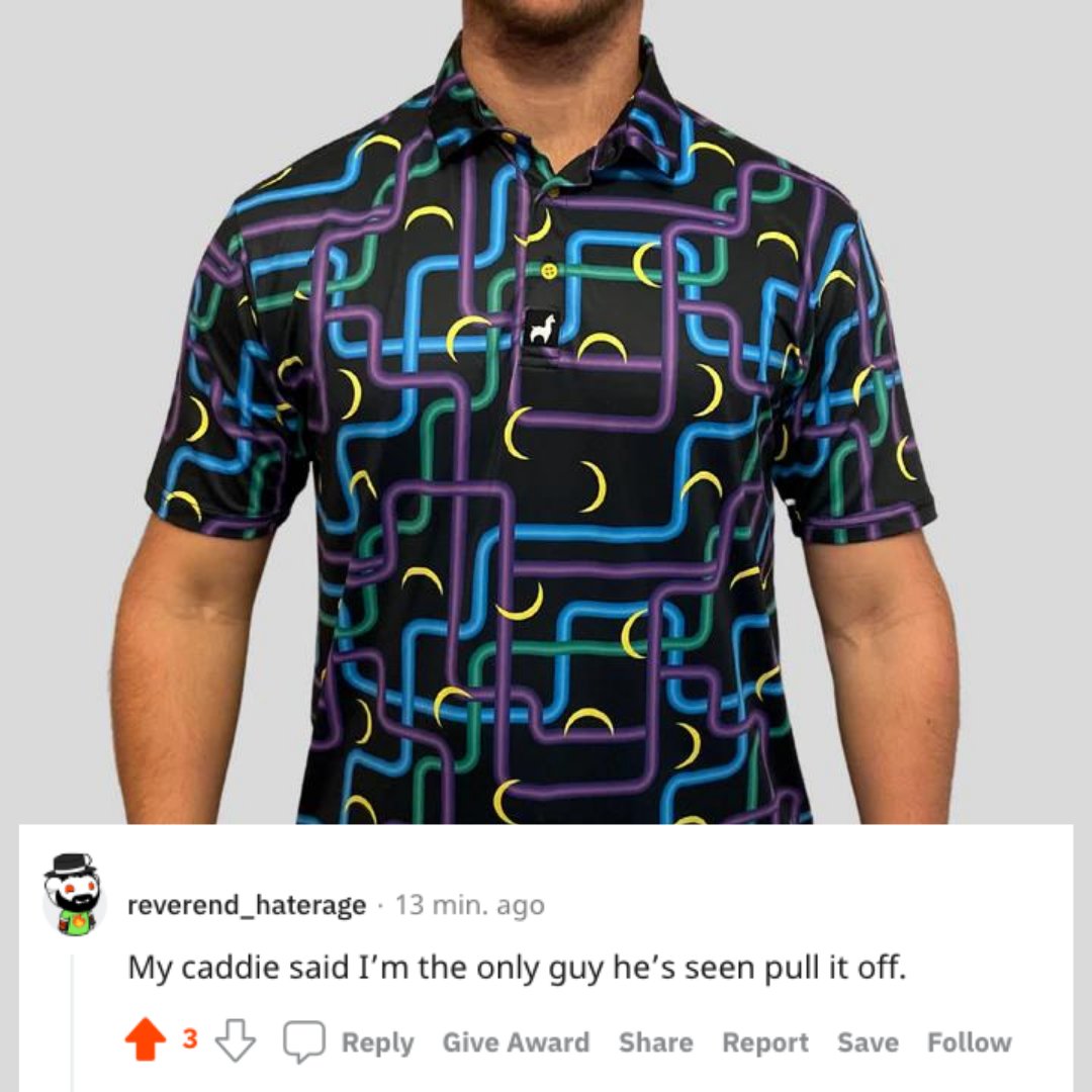 Unique Personalized It's Complicated Golf Polo Customized Men's Golf Polo Gifts for Men by Groovy Guy