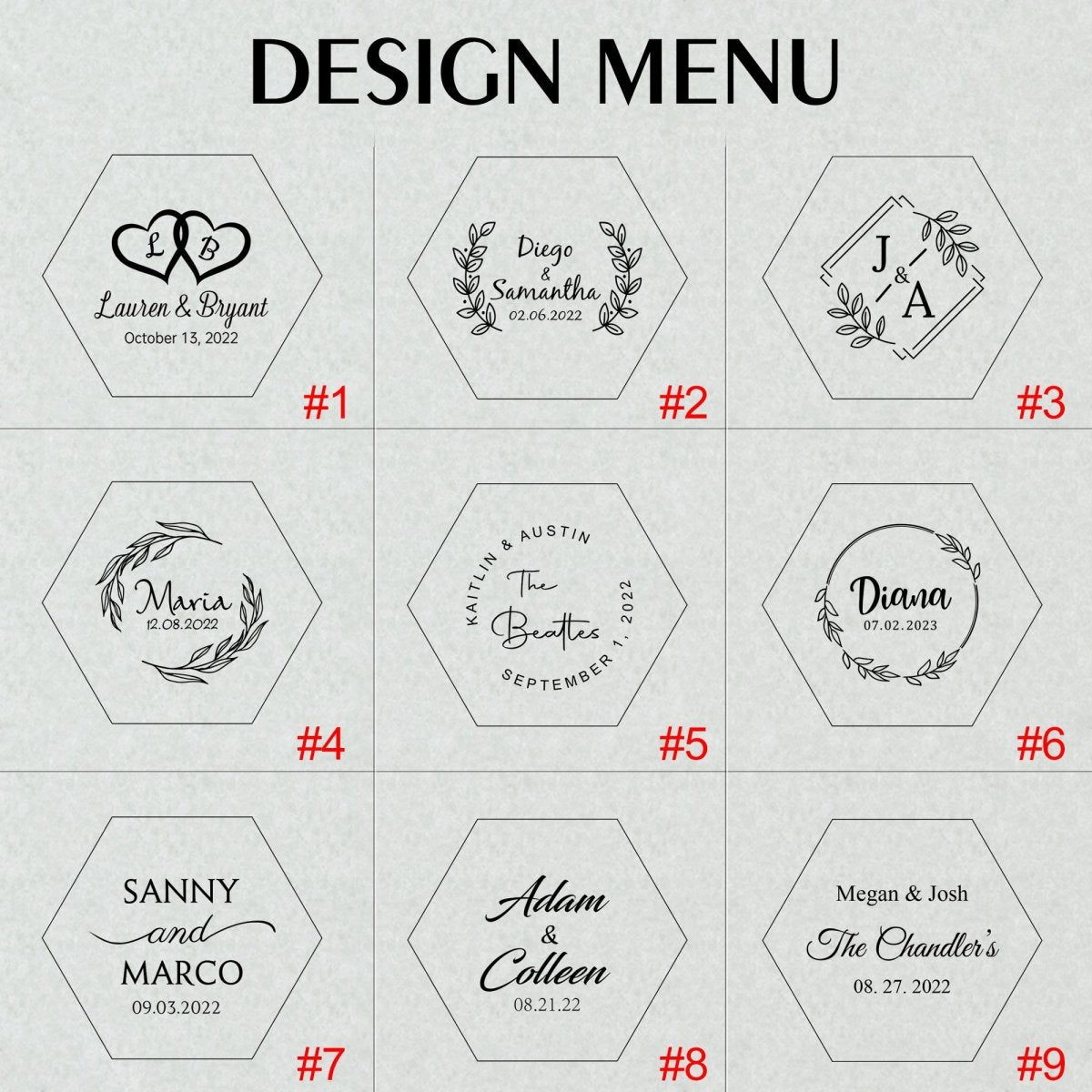 Unique Personalized Harmony Hexagon Ring Box Customized Ring Gifts for Men by Groovy Guy