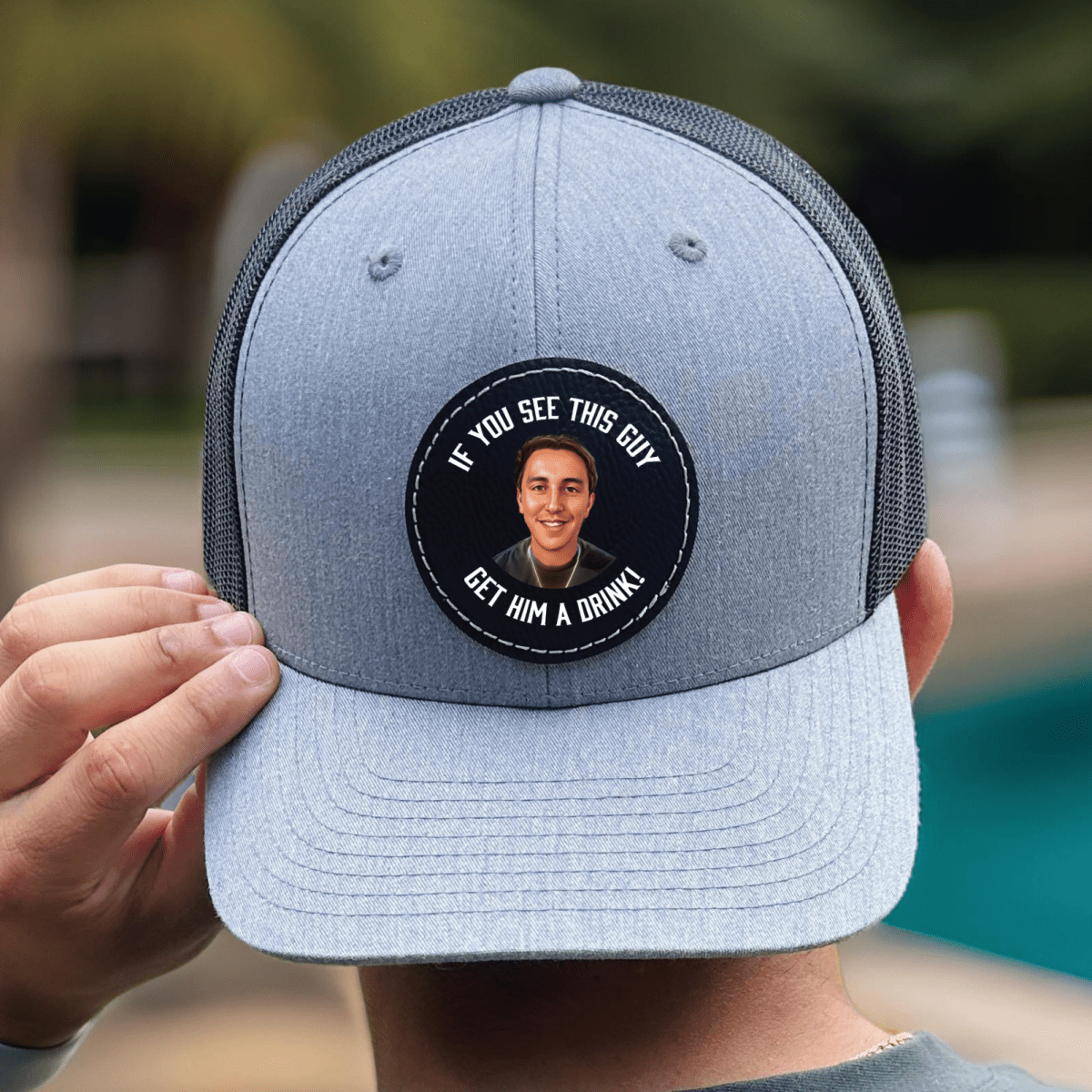 Unique Personalized Signature Snap Hat Customized Hat Gifts for Men by Groovy Guy