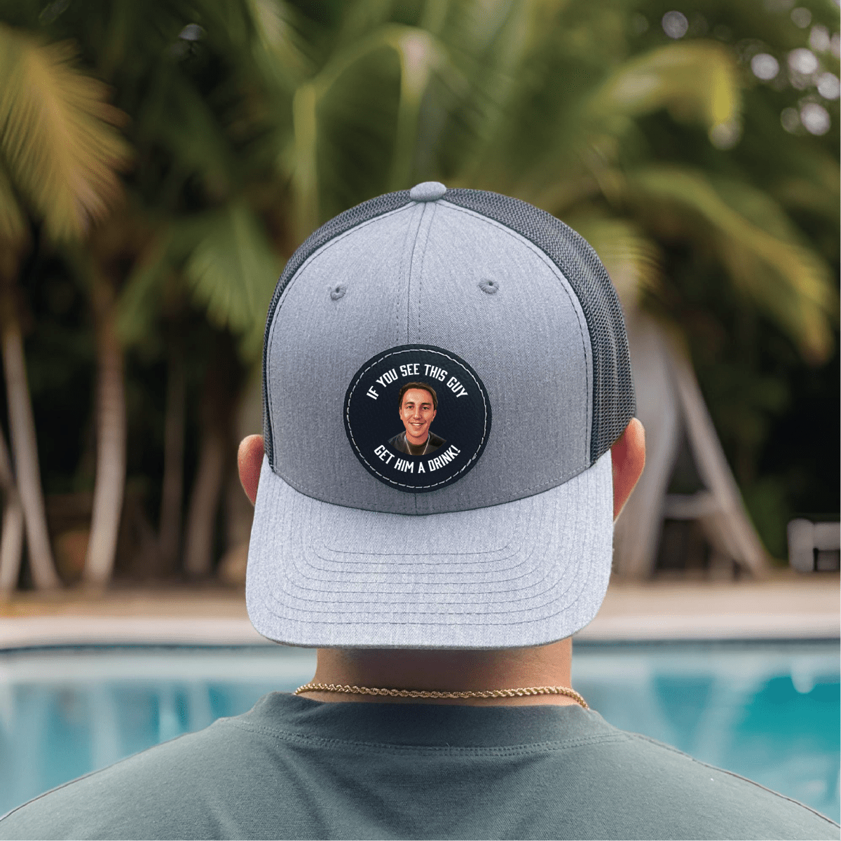 Unique Personalized Signature Snap Hat Customized Hat Gifts for Men by Groovy Guy