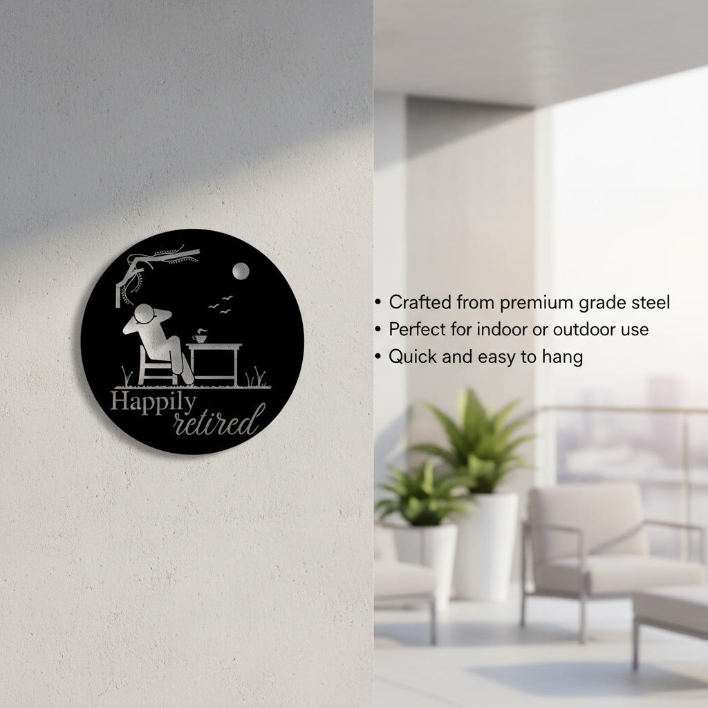 Custom Retirement Sign