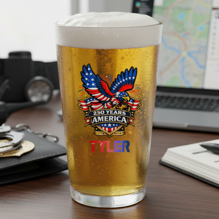 250 Years of America Pint Glass