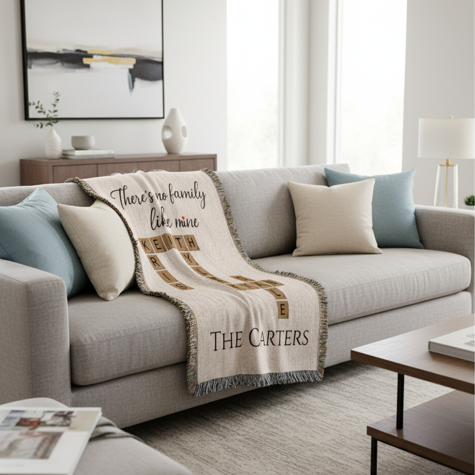 Forever Connected Woven Blanket