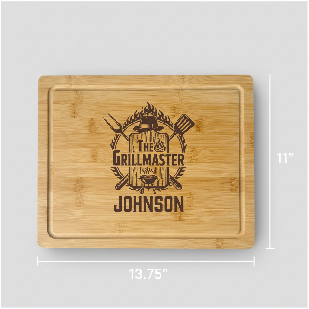 Personalized Grill Master Cutting Board