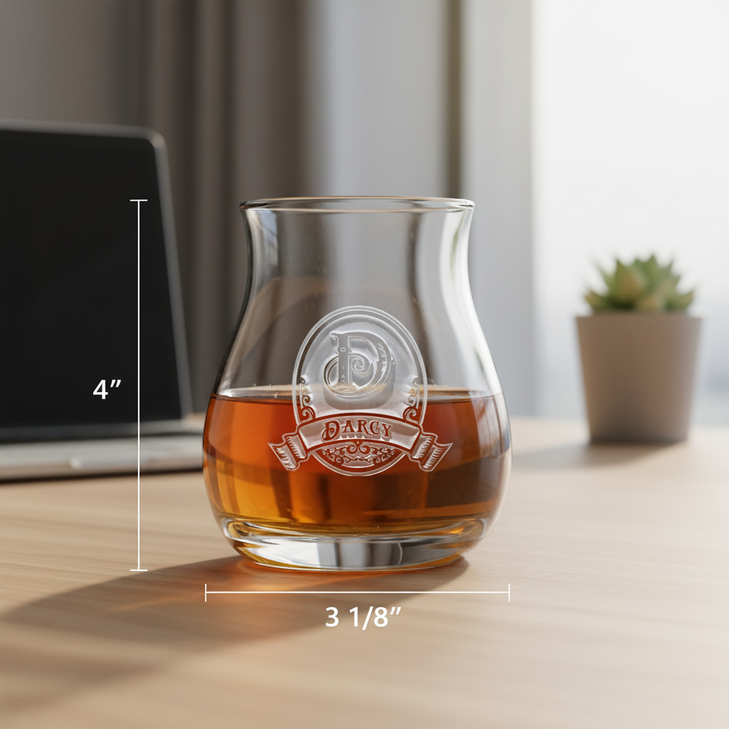 Unique Personalized Whiskey Glass