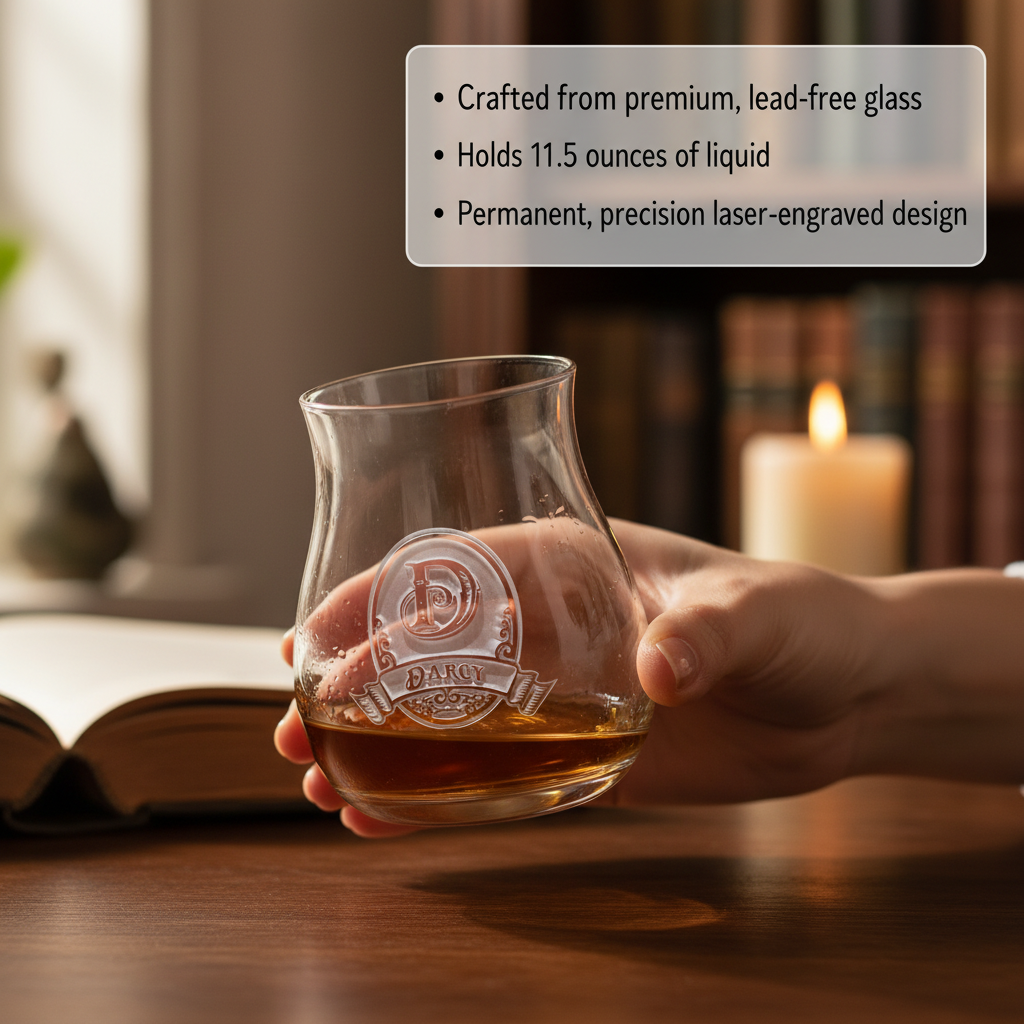 Unique Personalized Whiskey Glass
