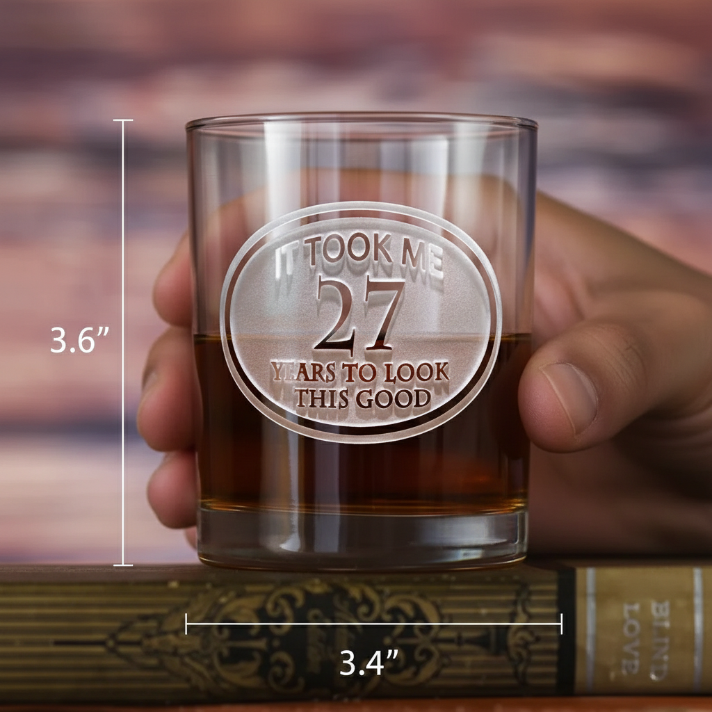 Engraved Birthday Whiskey Glass
