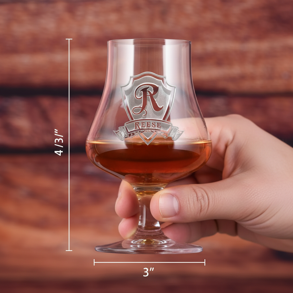 Personalized Whiskey Nosing Glass