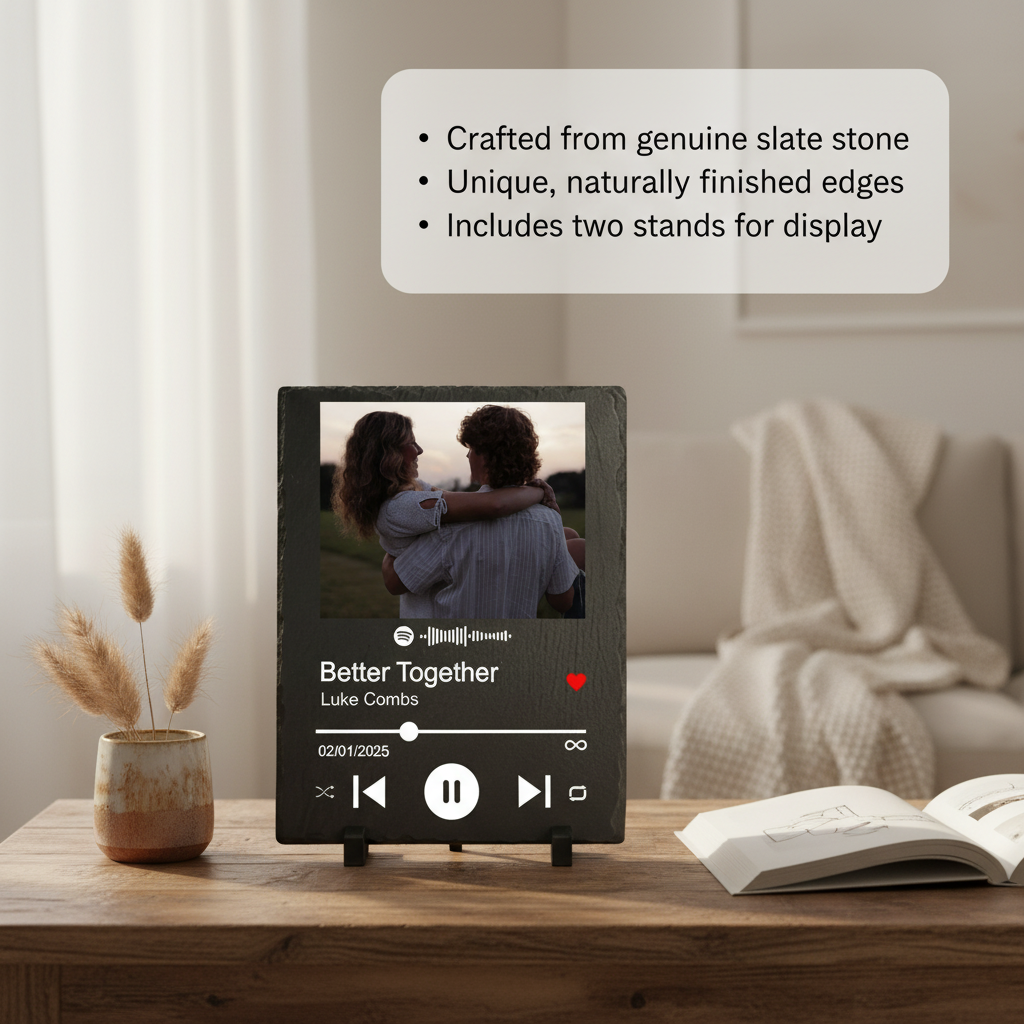Personalized Spotify Song Plaque