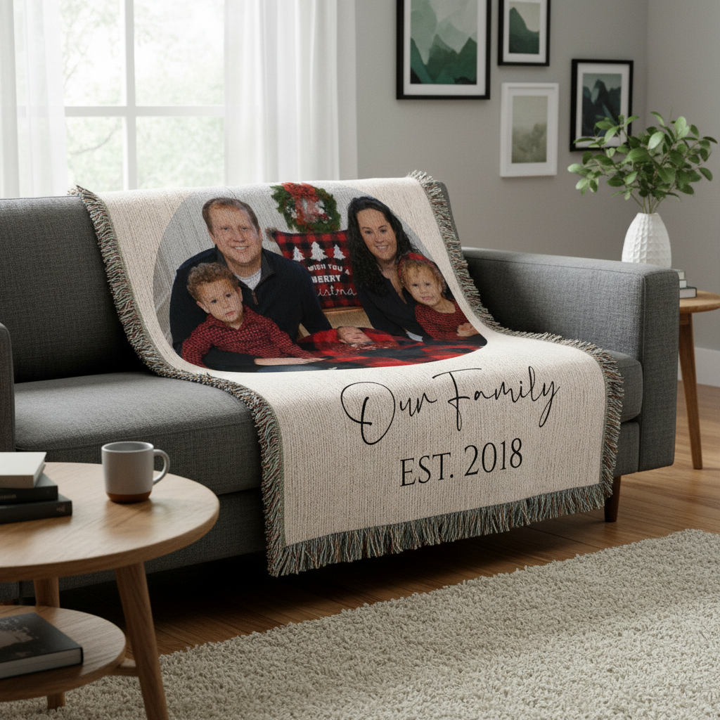 Wrapped in Love Photo Blanket