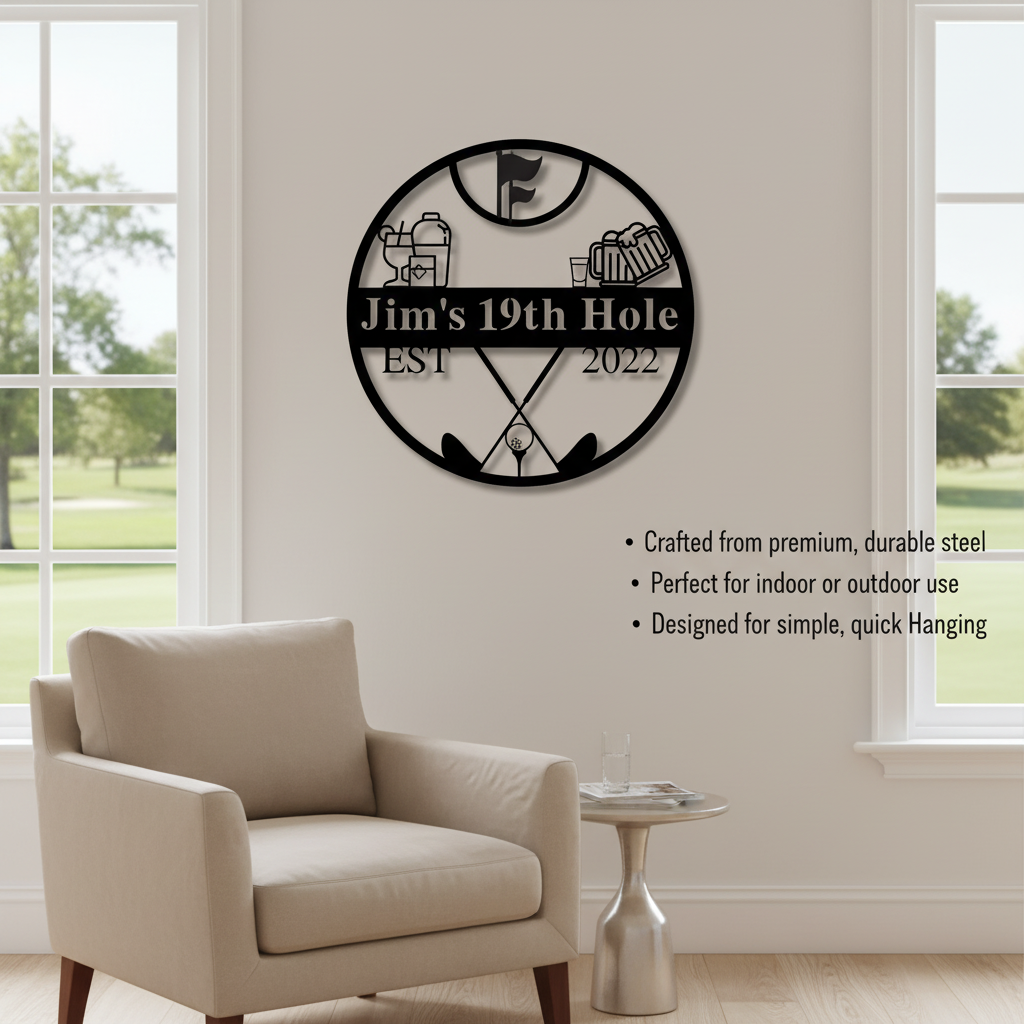 19th Hole Pub Sign