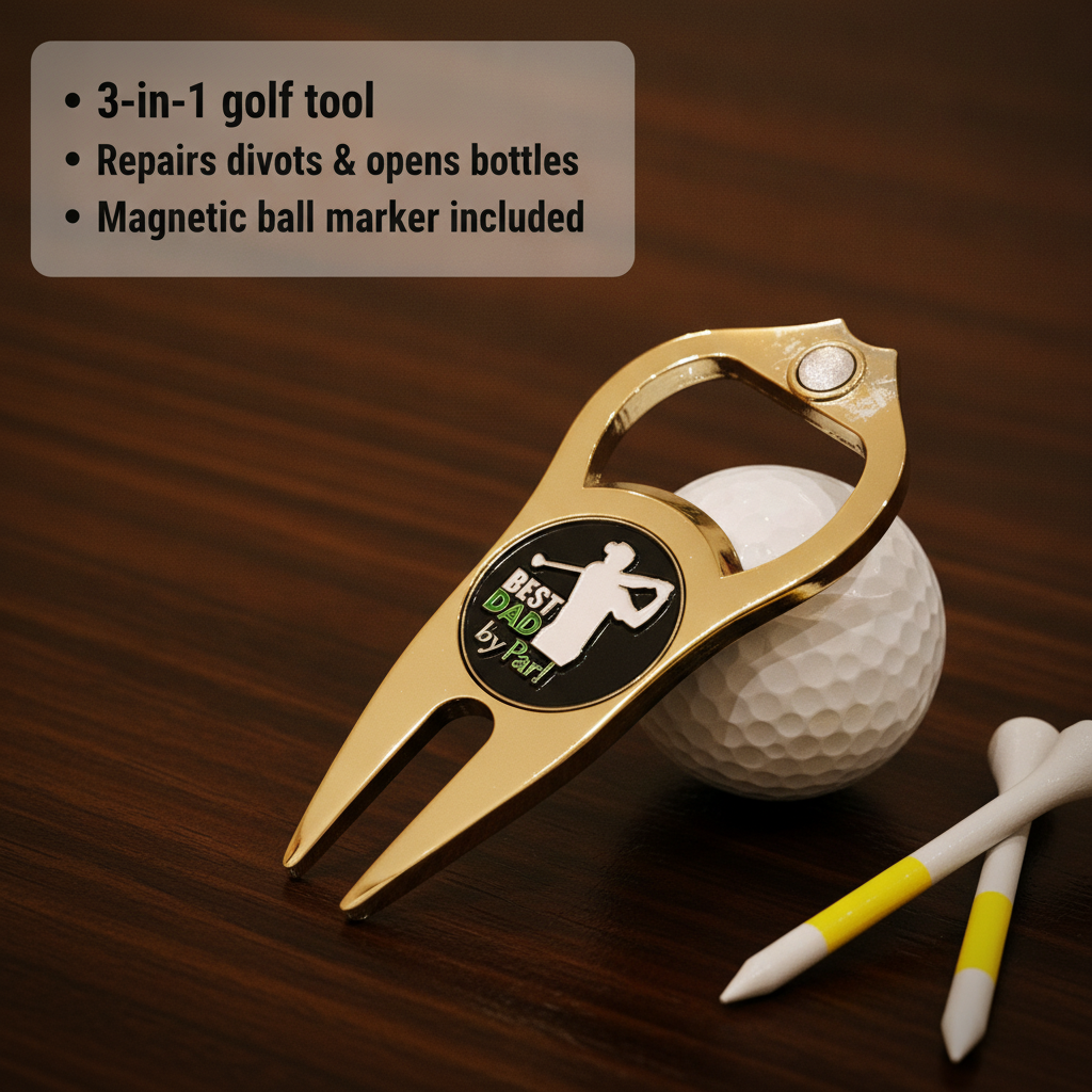 Best Dad By Par Golf Divot Tool — features and details