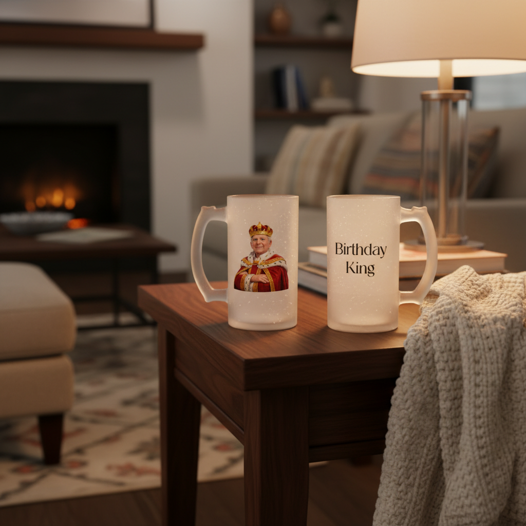 Birthday King Beer Mug