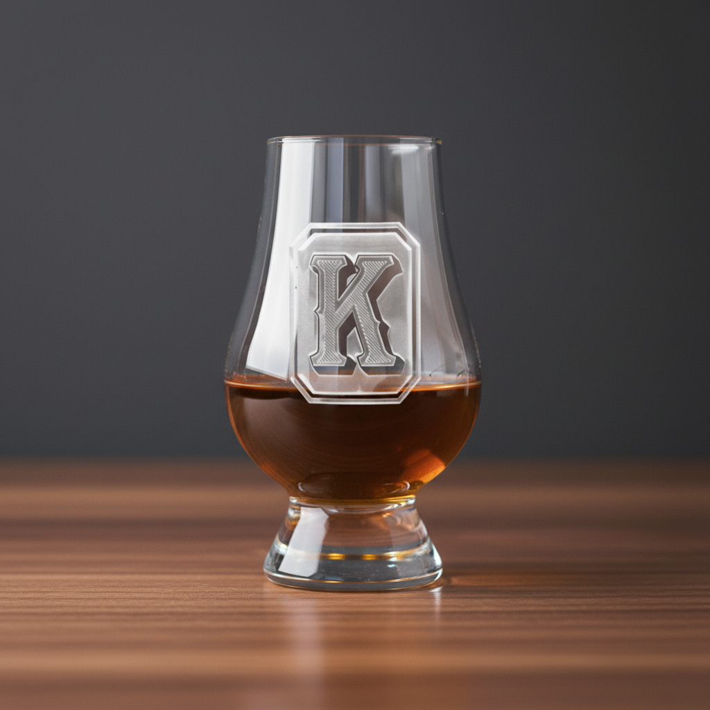 Emerald Crest Personalized Glencairn Glass