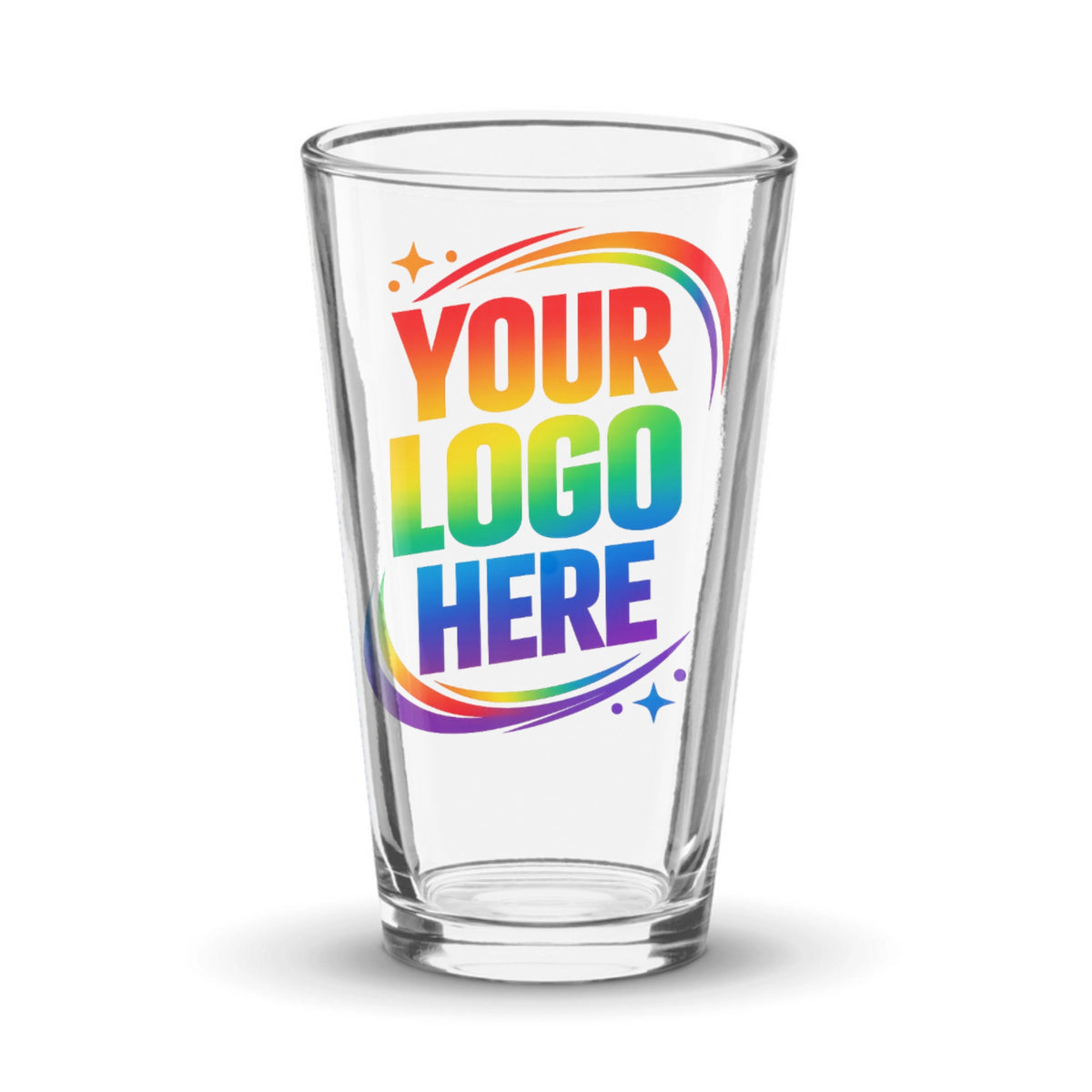 Full Color Custom Logo Beer Glass
