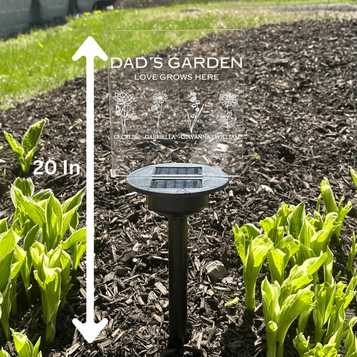 Unique Personalized Garden Sign Father's Day Customized Fathers Day Gifts for Men by Groovy Guy