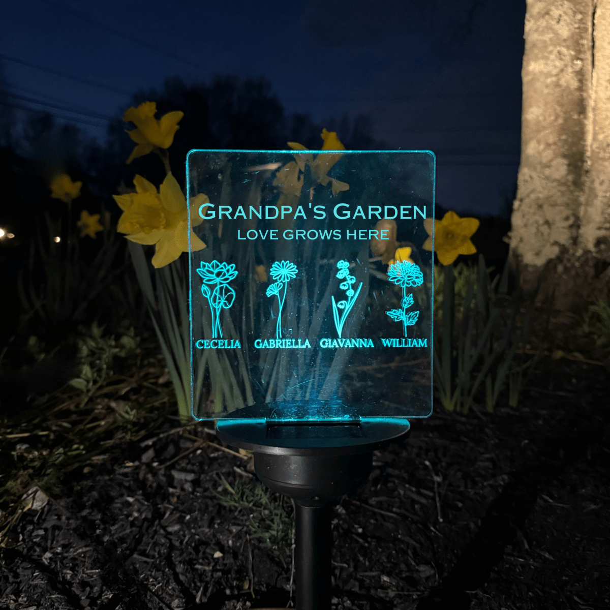 Unique Personalized Garden Sign Father's Day Customized Fathers Day Gifts for Men by Groovy Guy