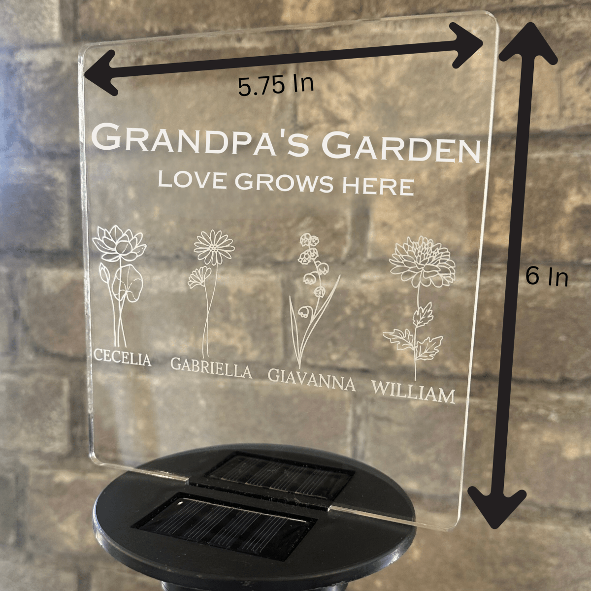 Unique Personalized Garden Sign Father's Day Customized Fathers Day Gifts for Men by Groovy Guy