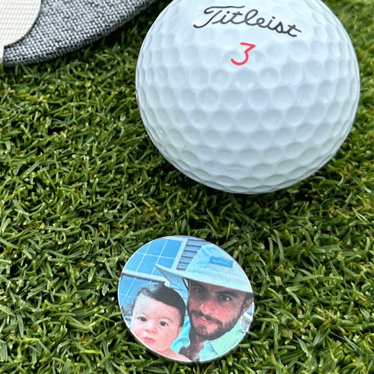 Unique Personalized Custom Photo Ball Markers Customized Golf Ball Marker Gifts for Men by Groovy Guy