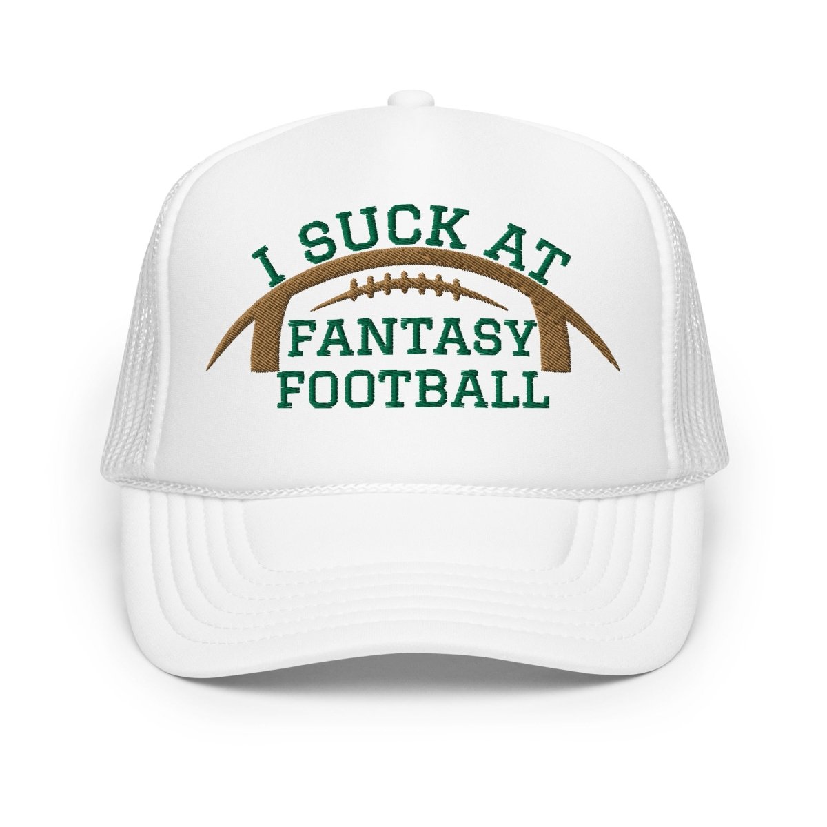 Unique Personalized I Suck at Fantasy Football Hat Customized Gifts for Men by Groovy Guy