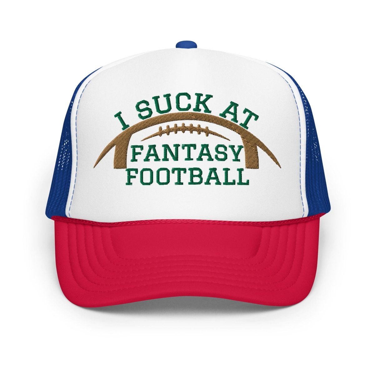Unique Personalized I Suck at Fantasy Football Hat Customized Gifts for Men by Groovy Guy