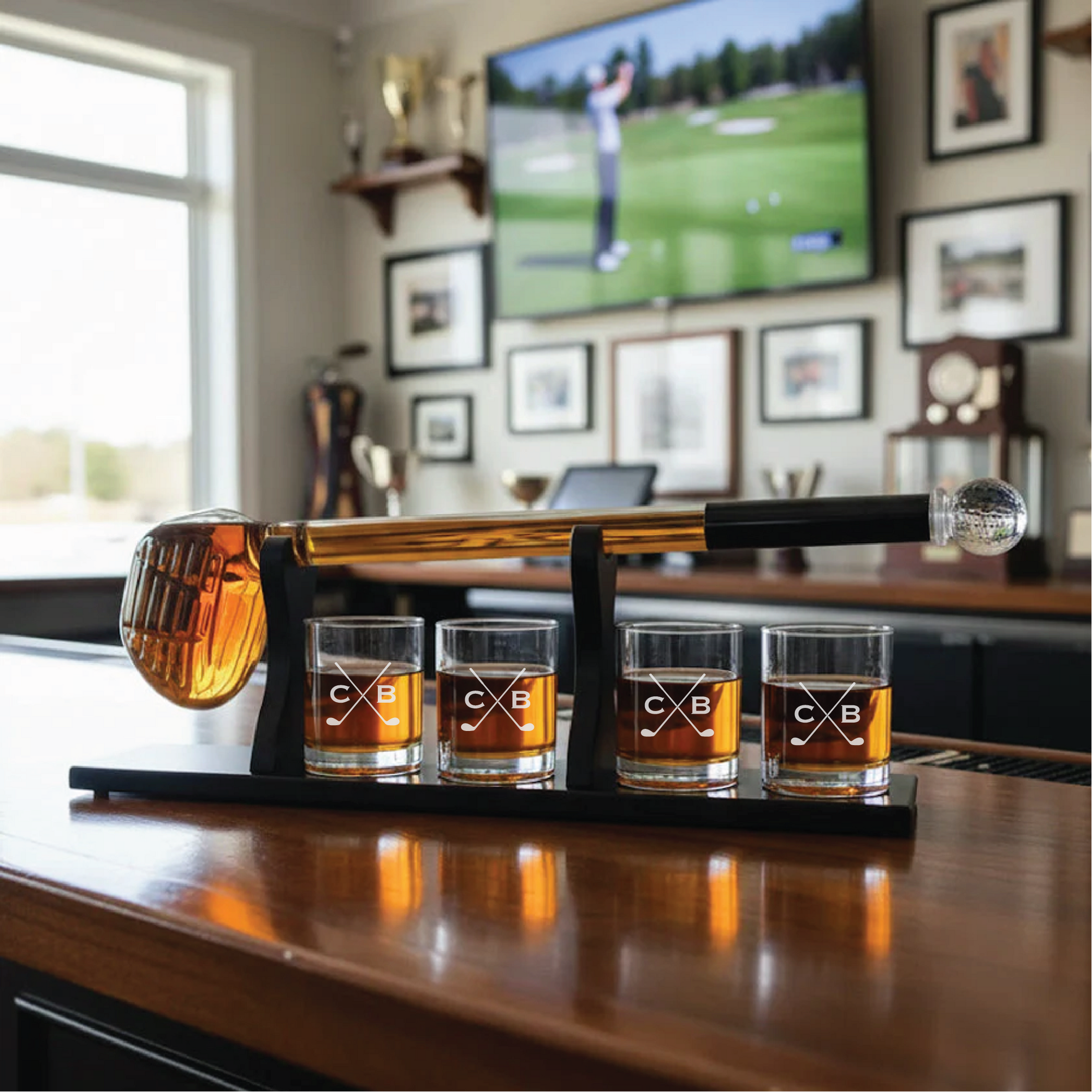 Personalized Golf Club Whiskey Decanter