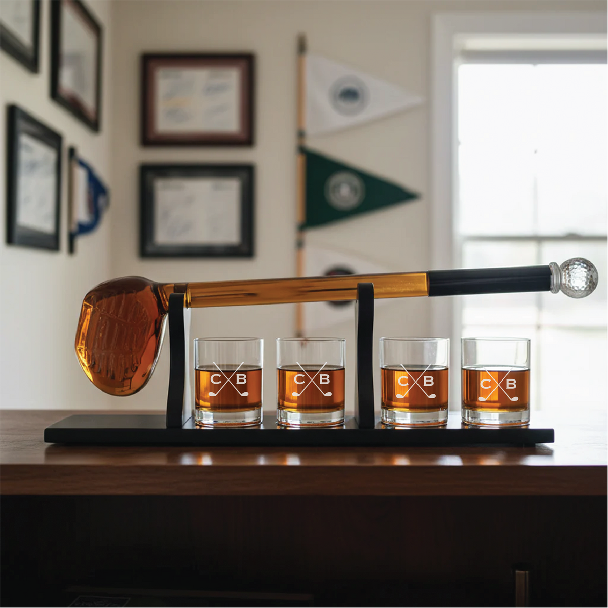 Personalized Golf Club Whiskey Decanter