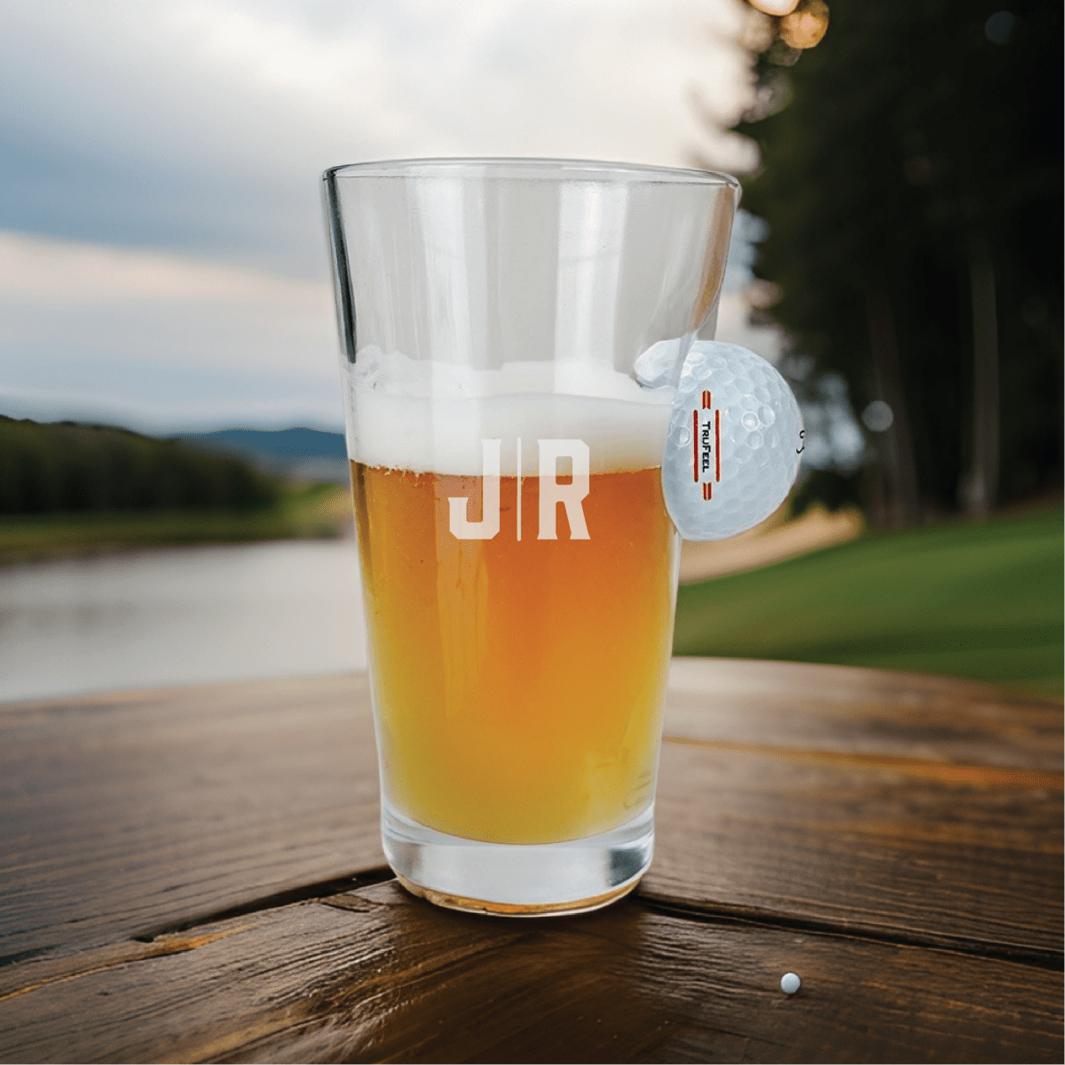 Unique Personalized Golfers Glassware Gift Set Customized Golf Gifts for Men by Groovy Guy